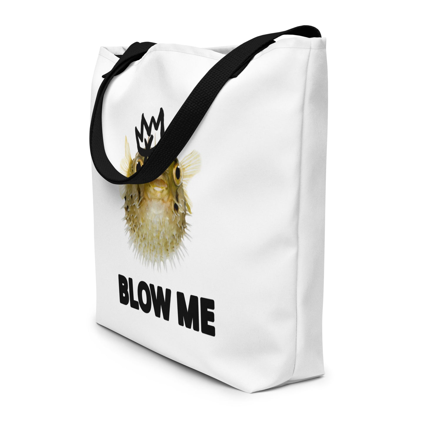 Blow Me Large Tote Bag